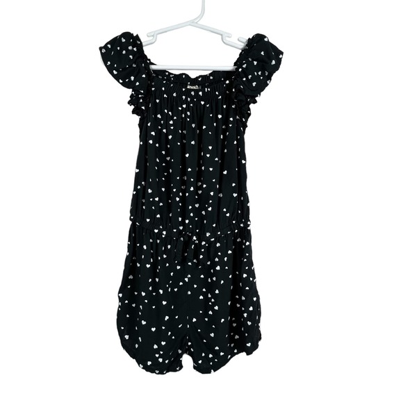 Oshkosh romper black with hearts - Picture 1 of 3
